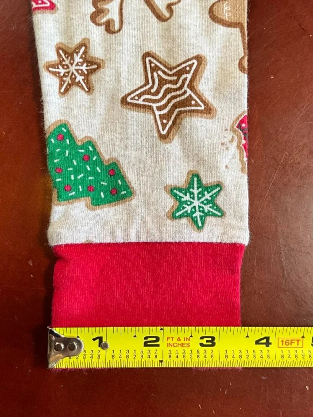PJ Place Gingerbread Holiday Sleepwear Christmas Pajama Set Girls Sz 6